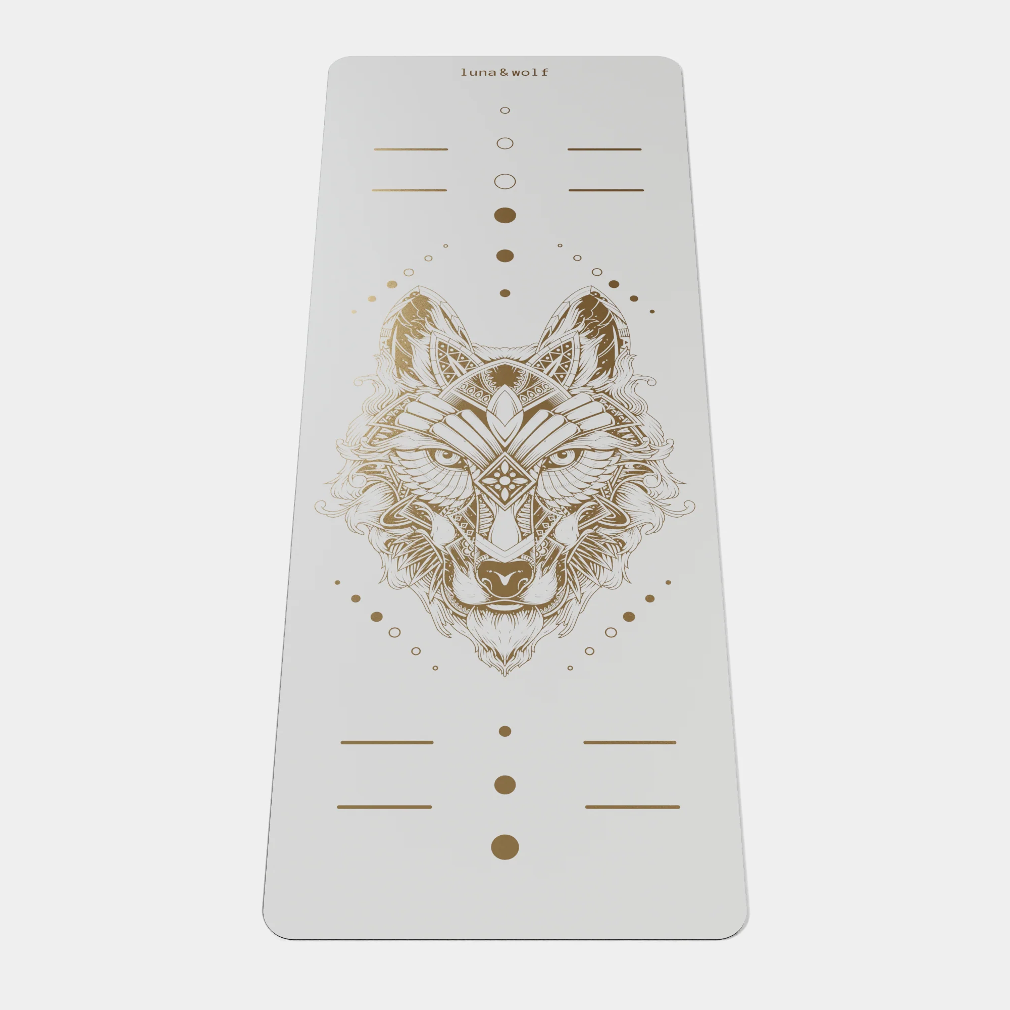 Eco Wolf Yoga Mat - Gold Edition - Image 7