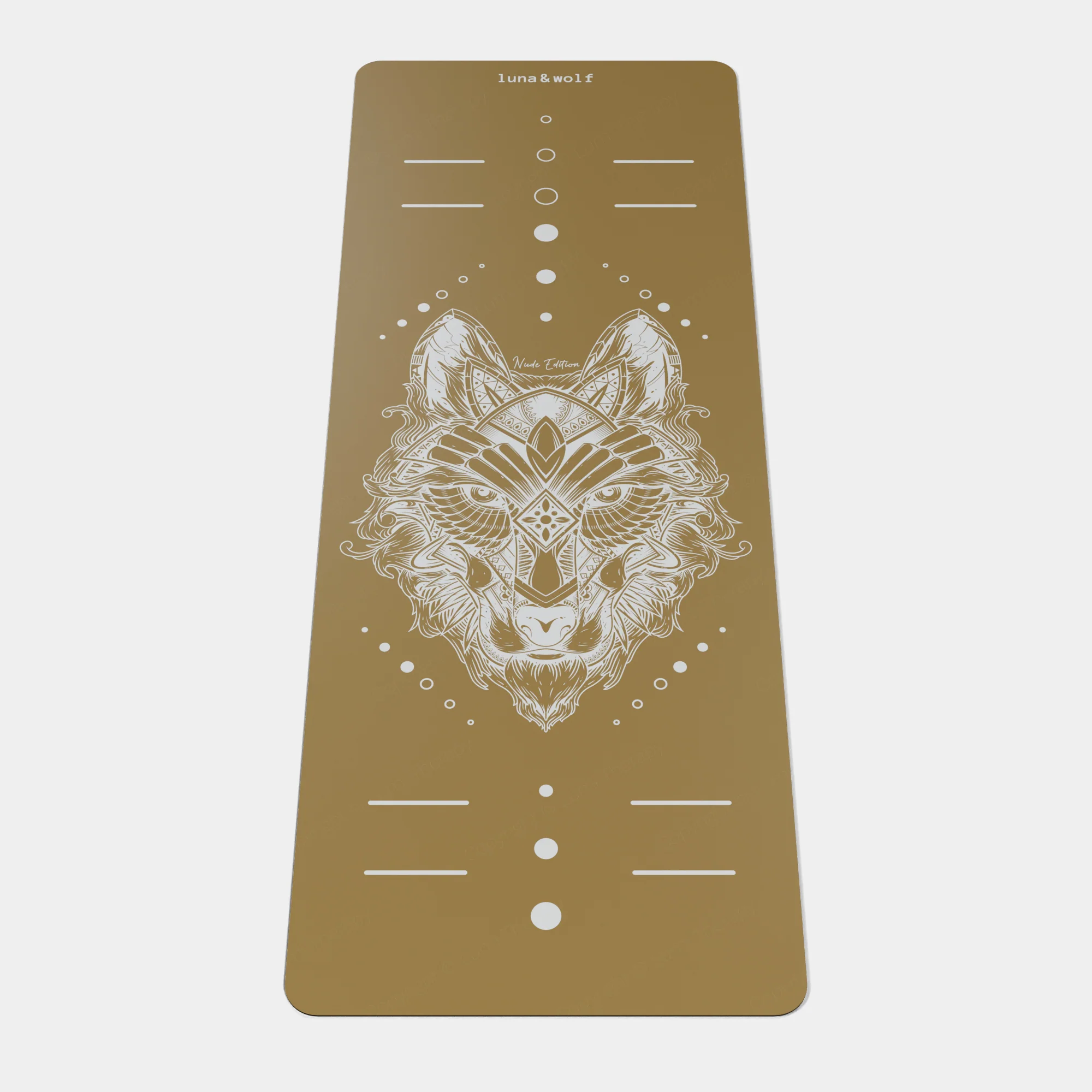 Eco Wolf Yoga Mat - Nude Edition - Image 6