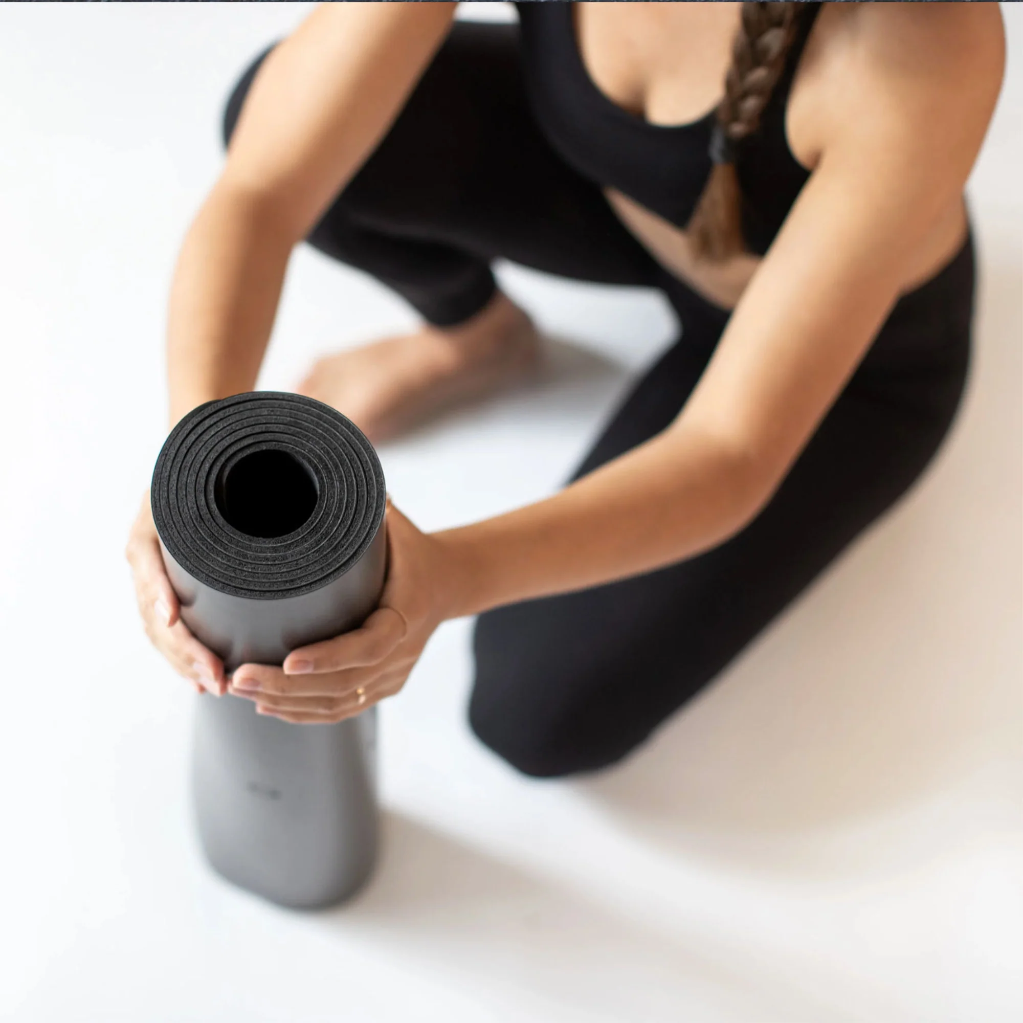 Eco Wolf Yoga Mat - Stretch - Image 3
