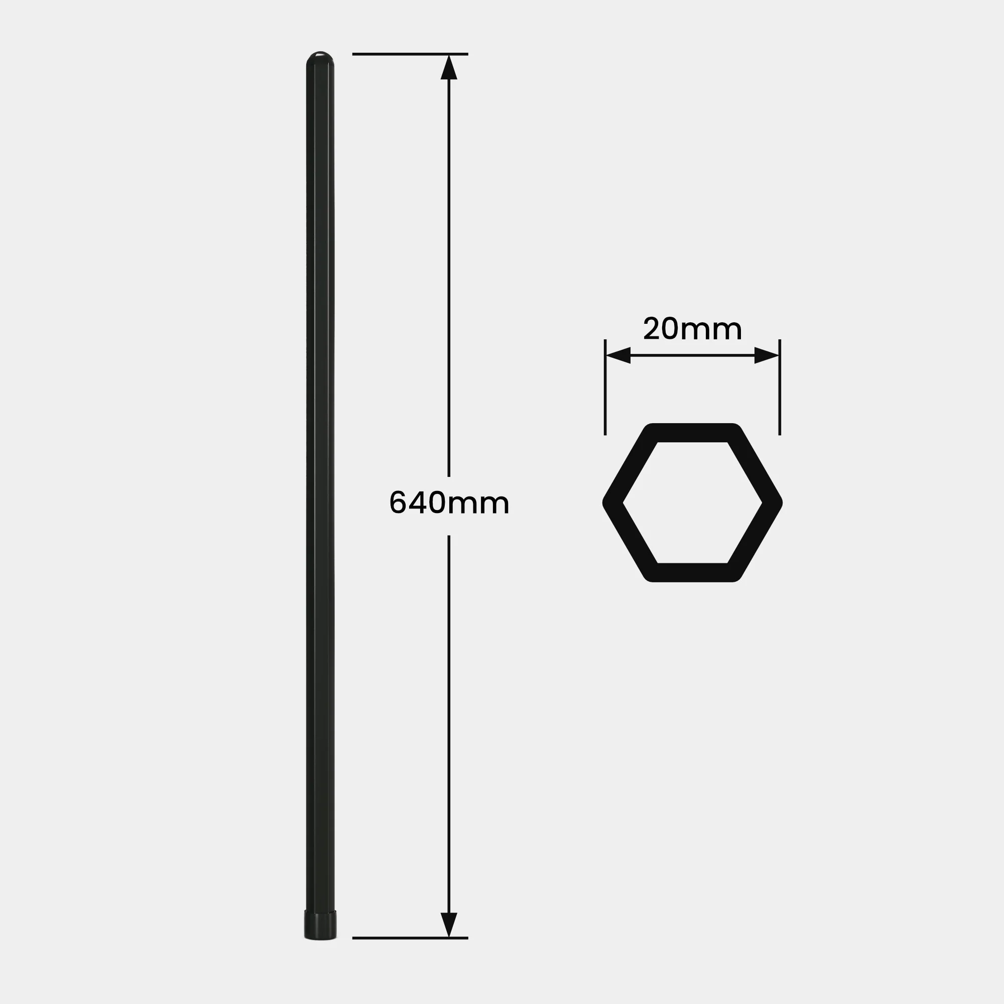 Pod MAX Ultra Dura Hex Legs (Pack of 6) - Image 2