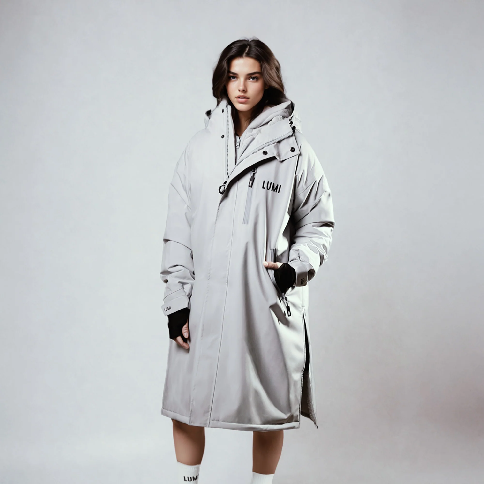 RobePRO DUO Changing Robe - Grey - Image 8