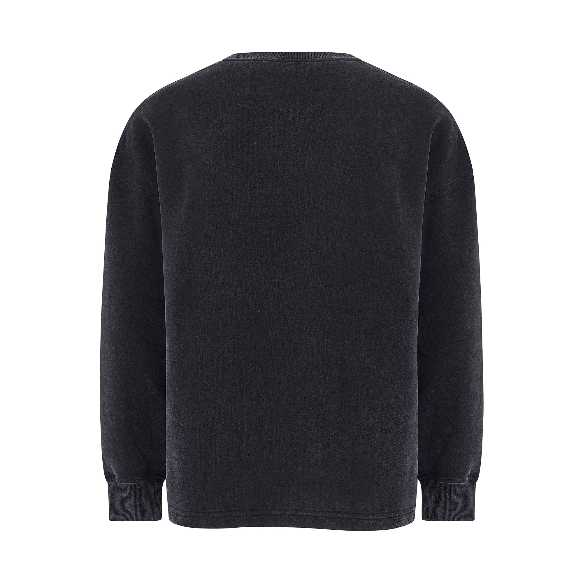 Unisex LUX Oversized Sweatshirt Black Wash - Image 3